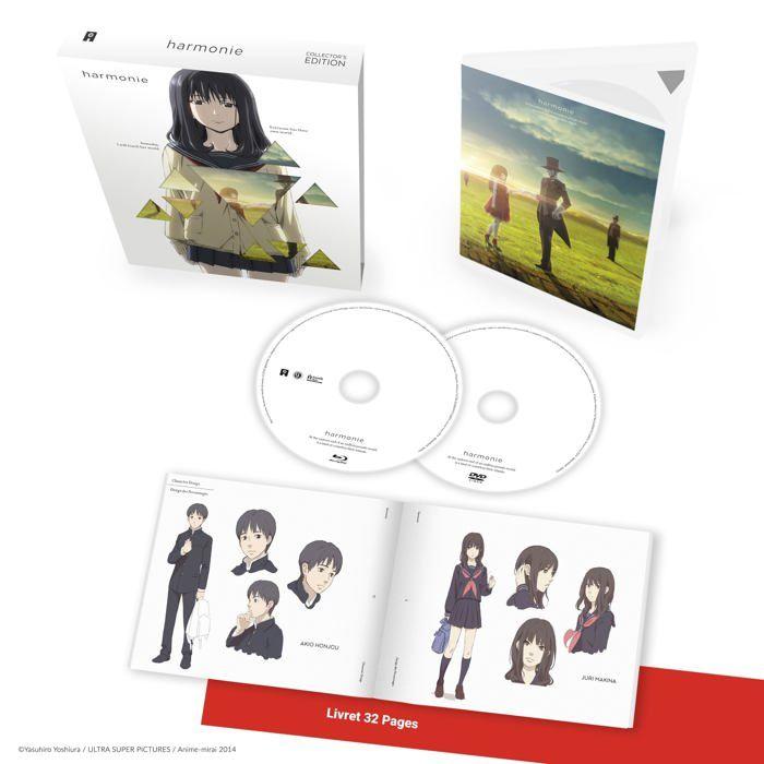 Blu-ray Collector - ALL THE ANIME - Harmonie - Combo Blu-ray DVD - Livret 32 pages - Date de sortie 15/12/2023