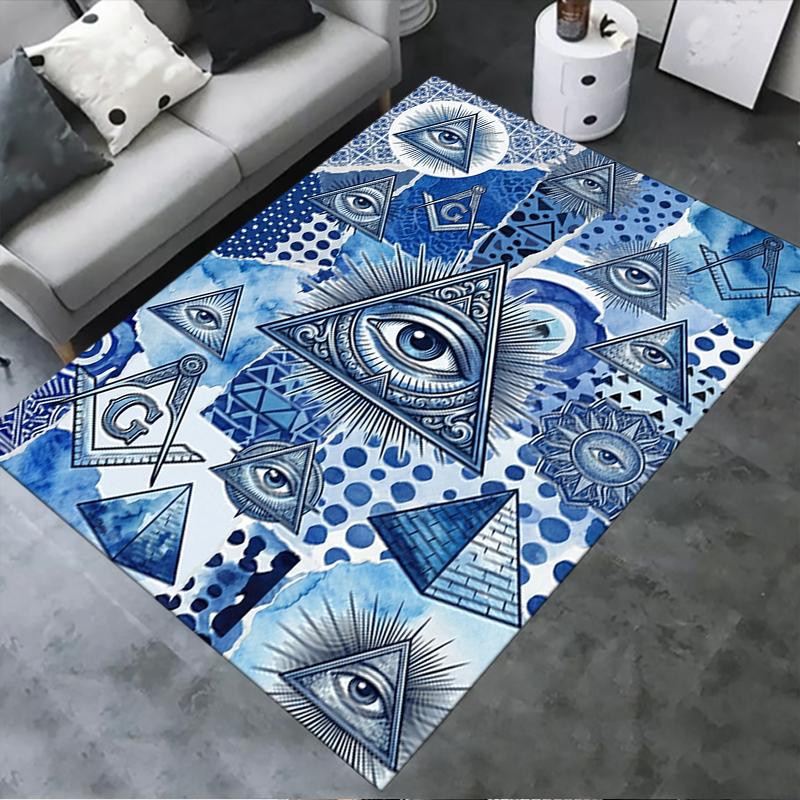 2025 New Knowing Eye Carpet Rug for Living Room Bedroom Home Sofa Decoration,Kids Play Non-slip Floor Mat136