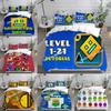 Completo Lenzuola Top Geometry Dash Set Letto Stampato Con Federa Copripiumino Letto Morbido Singolo Matrimoniale Queen Super King Size Camera da Letto