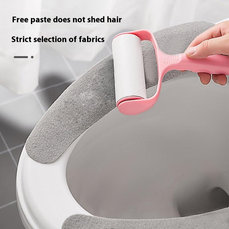 Universal Toilet Seat Cover Toilet Seat Cover Pad Bathroom Warmer Seat Lid Cover Toilet Sticker Home Bathroom Supplies