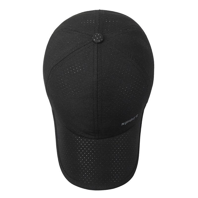Men Women Sport Hat Adjustable Fashion Letter Baseball Cap Summer Mesh Breathable Hat Outdoor Travel Cycling Hiking Camping Hats