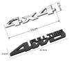 4WD 4x4 Four Wheel Drive Metal Car Sticker Logo Emblem Badge Decals Car Styling Accessories