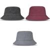 Vintage Baumwolle Fischerhut Unisex Sonnenhut Outdoor Bucket Hat Vier Jahreszeiten Canvas Kappe Fh301-1 Schwarz