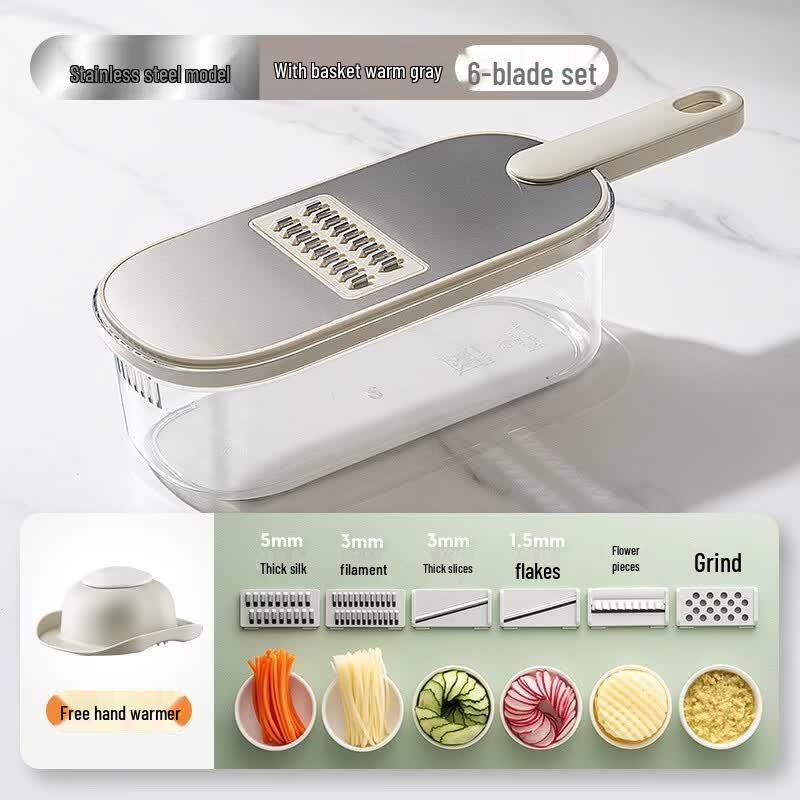 AKIRO Stainless Steel Vegetable Slicer Set
