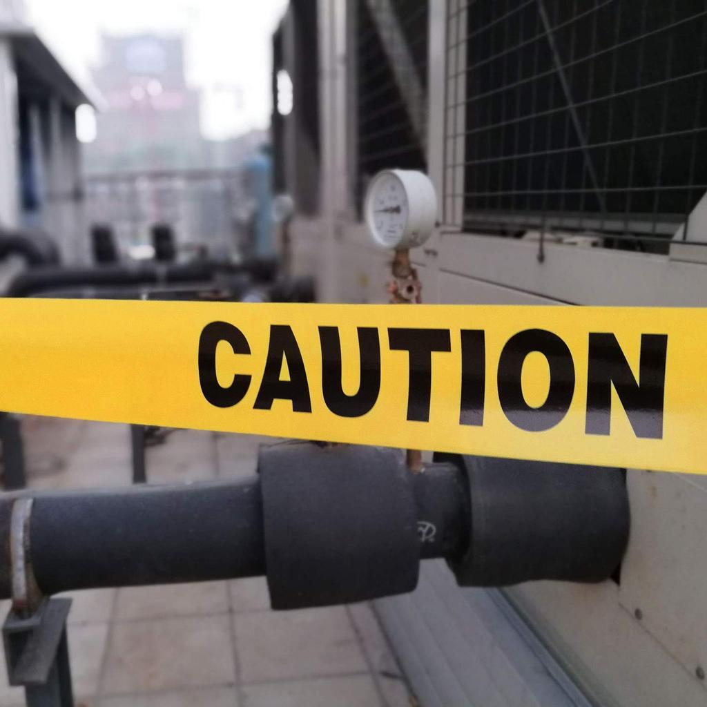 Yellow warning tape, heavy crime scene isolation belt, reflective, waterproof and tear-resistant construction area
