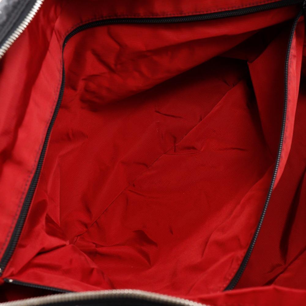 CHANEL Travel line Boston bag black Nylon canvas Women Used