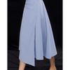 Women's Vertical Stripe Lapel Shirt Dress