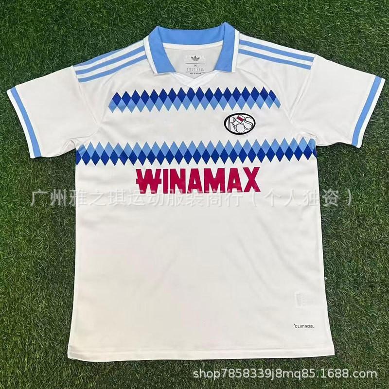 Strasbourg Football Jersey 9 Panichelli 32 Balco Adult Men Short Sleeve Match Kit Home Away Colors S-XXL
