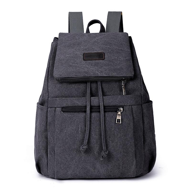 Canvas Bags, Trendy Ladies Canvas Backpacks, Women'S, Fashionable Boys, Schoolbags, Retro Backpacks.