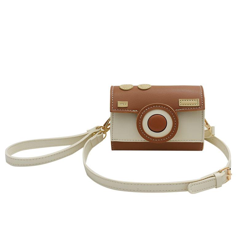 

Cute camera small bag 2025 new Japanese cartoon girl foreign style versatile shoulder bag crossbody small square bag tide белый