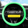 Car Steering Wheel Cover Multi-color Optional Red Car Peripherals Silicone Steering Wheel Cover Non-slip And Durable Blue Green