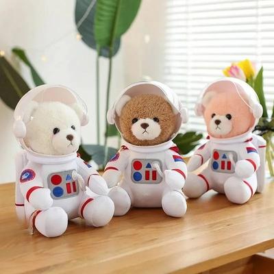 Weltraum-Teddybär 30CM Astronaut Plüschtier Rucksack Geschenkbox Dekoration Kinder-Schultasche Puppe Heimdekoration Weihnachtsgeschenke
