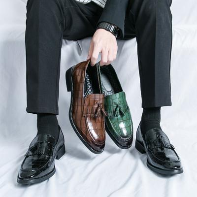 New Men's Fashion Classic Oxfords Casual Leather Shoes Driving Loafers Wedding Shoes Italian Style Mocassins