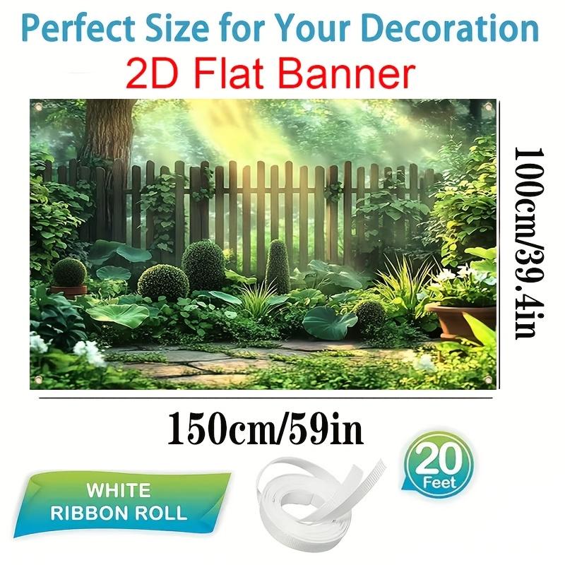 1Pcs Lush Tropical Jungle Leaves Wood Fence Decoration Background Nature Backdrop Decorations For Photo Studio Photo Booth Party
