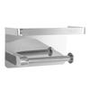 Toilet Paper Holder with Shelf Stainless Steel Minimalist Style Wall Mounted Waterproof Toilet