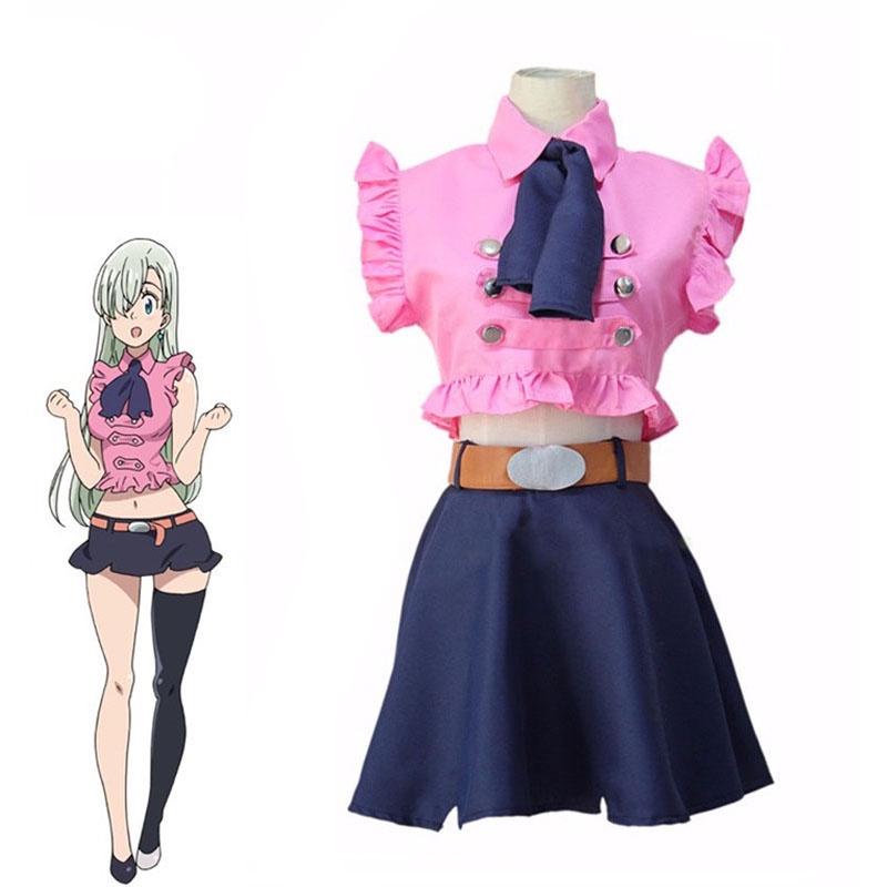 Elegant Elizabeth Liones Uniform Cosplay Costume Set With Exquisite Workmanship And Perfect Stitches