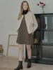 Avang Swallow Pattern Sleeveless Dress - Brown