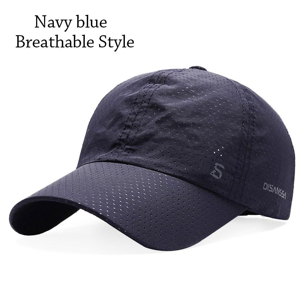 Breathable Sun Visor Mesh Snapback Hat Men Women Baseball Cap