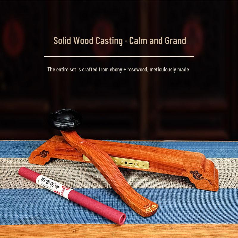 Zen Blackwood Rosewood Incense Holder & Bluetooth Speaker Gift Set