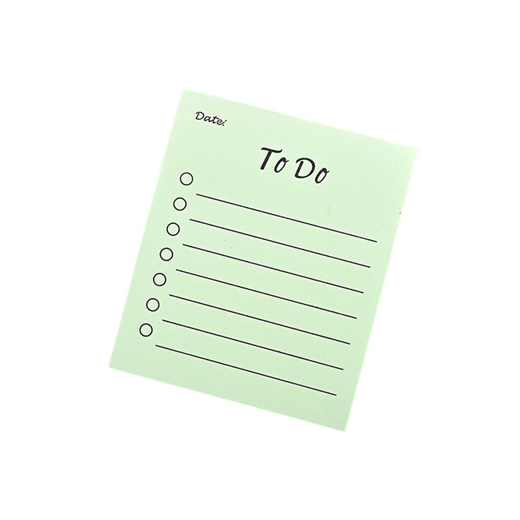 Lined Memo Pad Simple Sticky Note To-Do List Sticky Pad Writing Pad Lovely Note Pad Paper Pads for School