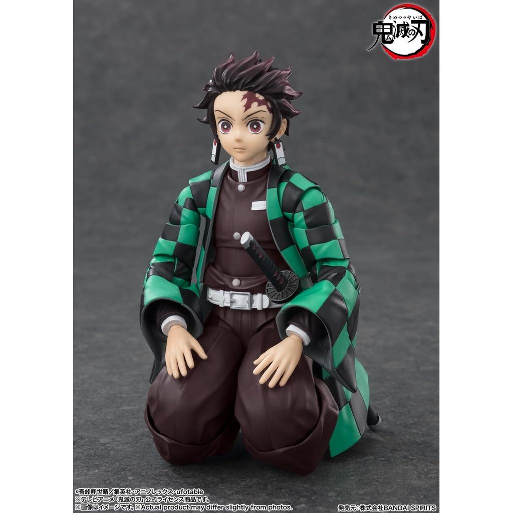 TAMASHII NATIONS S.H. Figuarts Demon Slayer Tanjiro Kamado Action Figure 140mm PVC & ABS Painted Collectible