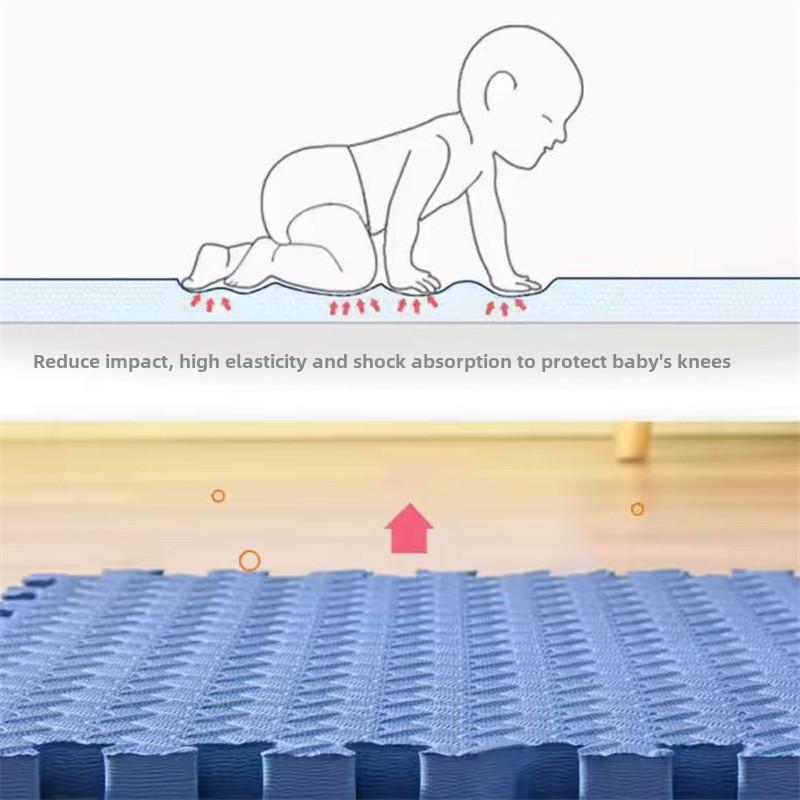 24pcs Xpe Spliced Thickened Foam Floor Mat Children's Baby Crawl Mat Absorbent Dirt Resistant Jigsaw Non-slip Floor Mat