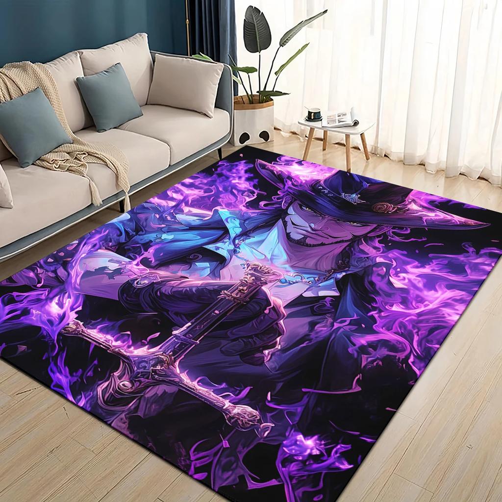 Cartoon 3D One Piece-e Japan Anime Carpet Rug for Living Room Bedroom Home Sofa Decoration,Kids Play Non-slip Floor Mat