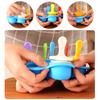 Popsicle Molds for Kids Reusable Ice Pop Mold with Sticks Homemade Mini Toddler Popsicle Mold BPA-Free Food-Grade Non-Stick Tray