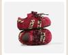 2025 Winter Leopard Print Retro Cotton Baby Shoes - Velvet Lined, Warm, Versatile, Casual German Training Design