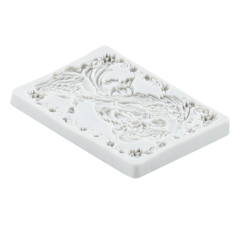 Engel Silikonformen Bilderrahmen Fondantform Kuchen Dekorationswerkzeuge Cupcake Topper Süßigkeiten Schokolade Gumpaste Form