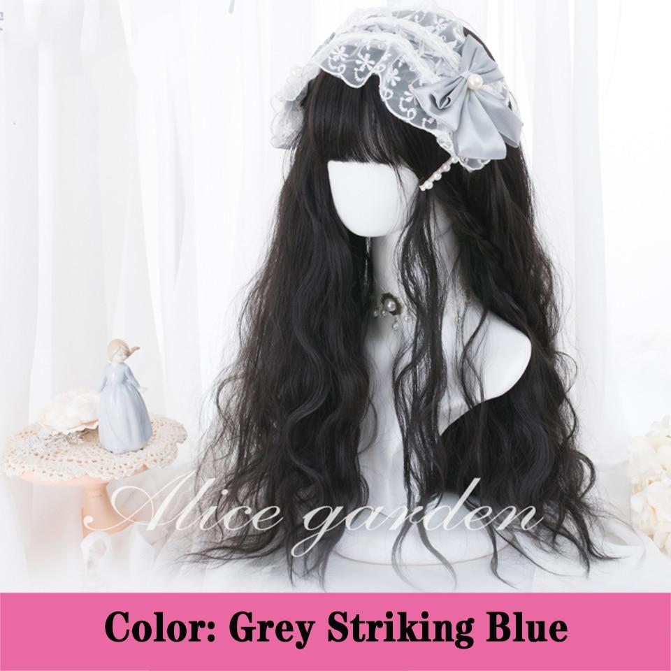 Dlouhá kudrnatá syntetická paruka se středovou ofinou tmavě hnědá paruka z přírodních kudrnatých vlasů ženská Cosplay paruka paruka z tepelně odolných vláken