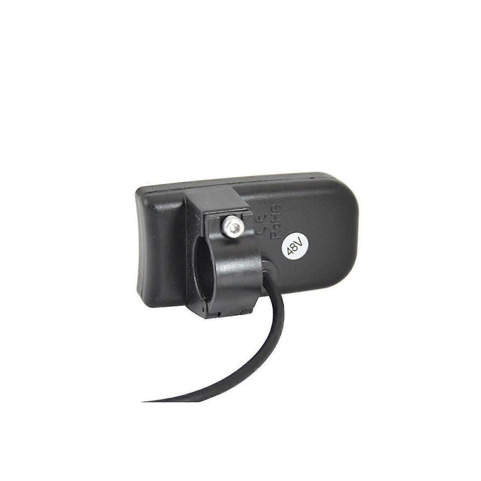 Waterproof 36V Electric Bike Display S810 with LED, Gear Memory, Black ABS Panel