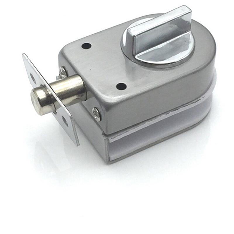 Glass Door Lock Stainless Steel Glass Door Latch Double Open Glass Door