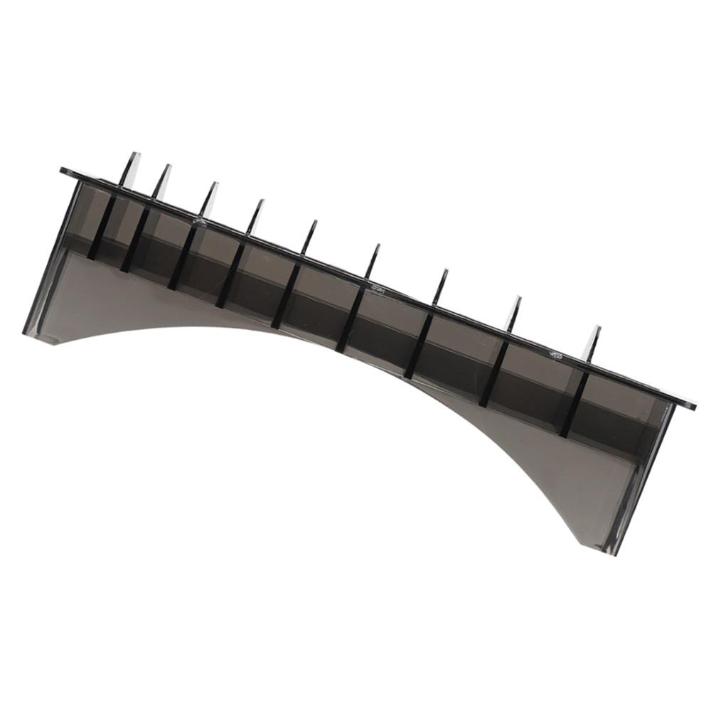 10 Steckplätze Klingenhalter Gitterbasis Design Haarschneider Aufbewahrungskoffer Professioneller Organizer