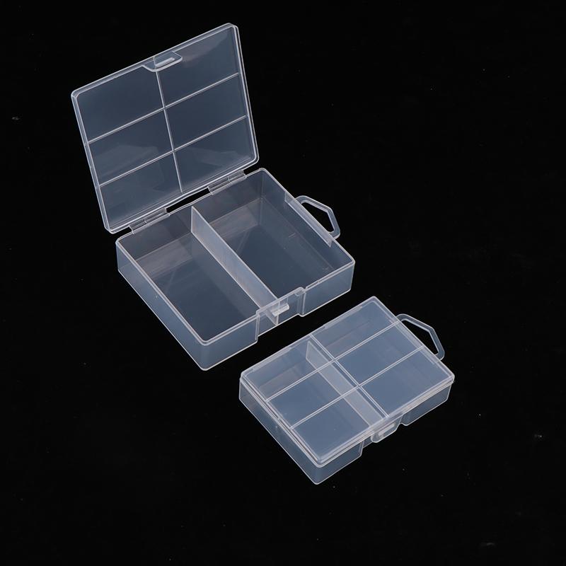 Battery Storage Holder Plastic Transparent Container For Maximum 24 X Aa Aaa Batteries Organizer Box Case