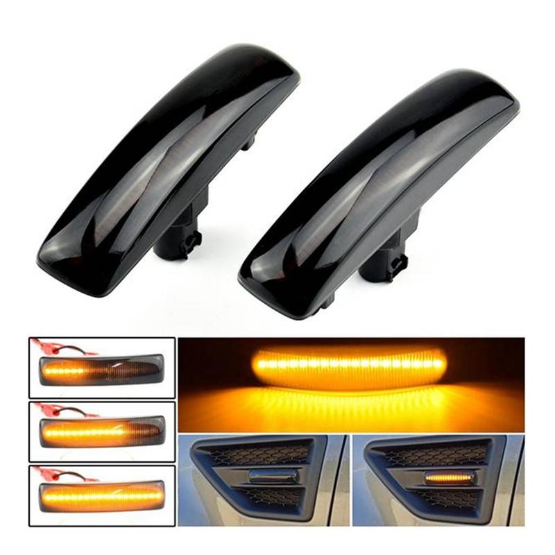 LED Fender Side Light Side Turn Signal XGB000073 XGB000072 for Land Rover Discovery 3 4 Freelander 2 Range Rover Sport -A86E