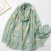 2024 Wiosna i Jesień Zima Nowy Bawełna I Konopie Długi Cienki Szalik Podróż Uniwersalny Krem Przeciwsłoneczny Ciepły Szal Dla Kobiet