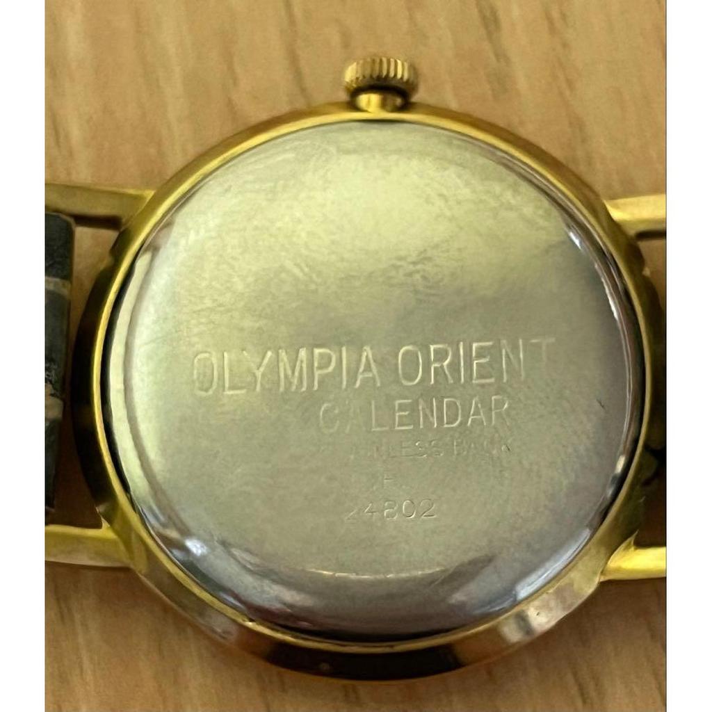 Used [Rare, Calendar Normal] 1960s Orient Lucky Calendar Manual Wind