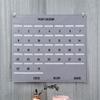 Hanging Decorative Wall Mounted With Pockets Wall Decoration Calendar Bag Chart Holder Storage Bag
