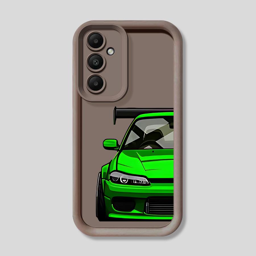 Case for Samsung Galaxy A23 A32 A34 A73 A52 A22 A24 A25 A26 A54 A21s A53 A31 Soft Cover Japan JDM Sports Cars