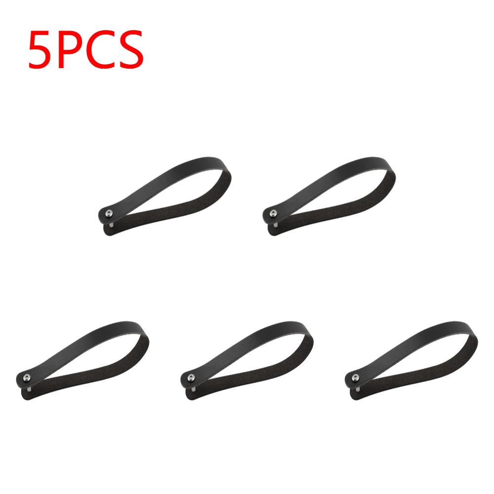 1/2/3Pcs Foldable Front Bag Quick Release Cowhide Handle Pull Ring Belt For Brompton Folding Bike Carrier Bicycle Accessories