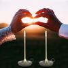 Luxury Table Lamp Modern Iron Art Usb Rechargeable Led Table Light For Outdoor Terrace Restaurant Bar