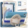 Drop-Proof Protective Case for Samsung Galaxy Tab A8 10.5-Inch (X200/X205) - Color Block Design