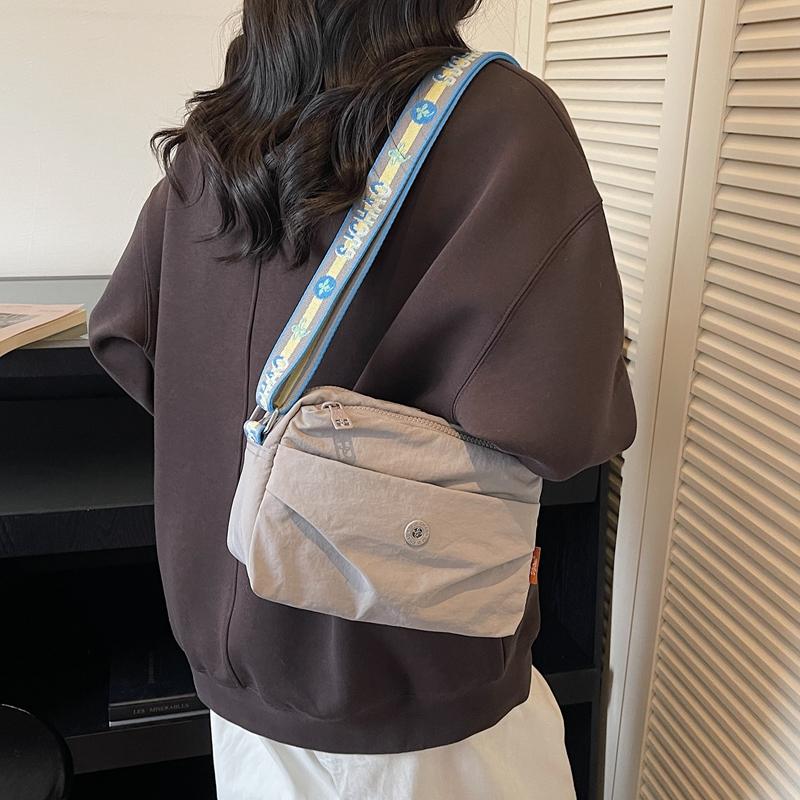 High Quality Nylon Small Chest Bag Women New Shoulder CrossbodyBags Female Large Capacity Shoulder Bag Fashion Handbag Lady Sac