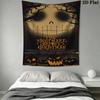 Jack Skellington Halloween Tshirt Tapestry Background Cloth Fashion Print Wall Decoration Atmospheric Background Cloth Wall Covering Decoration
