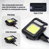 Super Bright MINI COB Keychain Flashlight Charging Lamp Camping Lights with Magnet 3 Lighting Modes for Camping Home Camping Fishing Work Lights