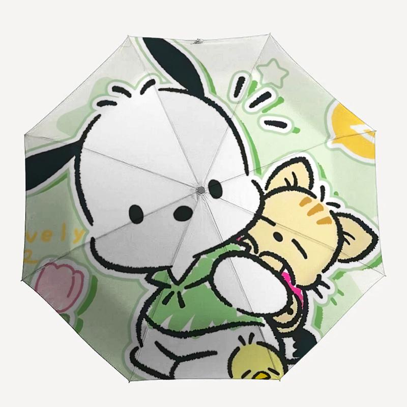 1pc Lovely Cat & Dog Umbrella - Automatic Opening/Closing, Foldable Design, Outdoor Use, Festival Gift for Fans, Travelers, Daily Use.Z007