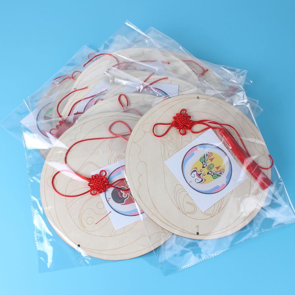Peking Opera Mask Coloring DIY Kit - Traditional Culture Handmade Material Pack