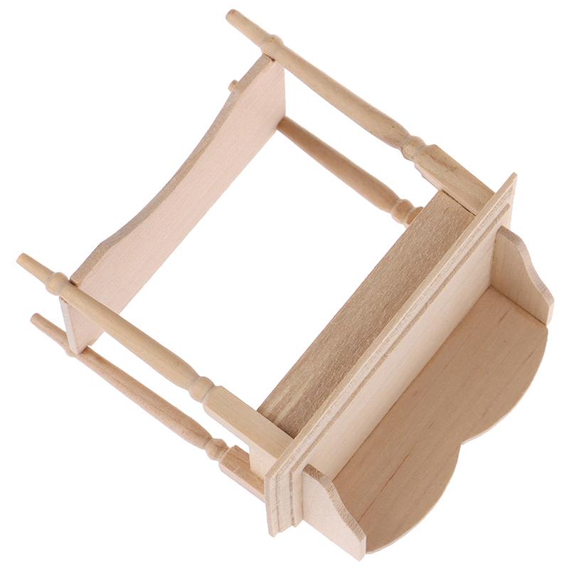 1/12 Model de mobilă de masă goală în miniatură din lemn Accesorii pentru casă de păpuși