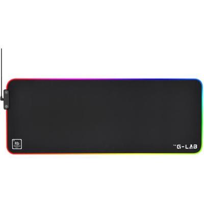 Tapis De Souris - XXL - The G-Lab - PAD RUBIDIUM - RGB USB - 800x300x3mm - Noir